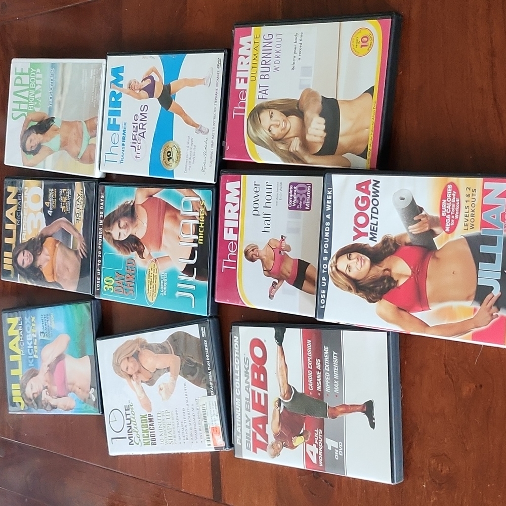 Exercise dvds - all in great shape!